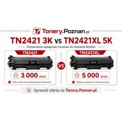 Toner TN2421 i TN242XL do drukarek Brother – wydajność, kompatybilność i bęben DR2401