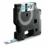 Dymo RHINO taśma poliestrowa trwała 9mm czarna na