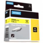 Dymo RHINO taśma/rurka termokurczliwa żółta 24mm