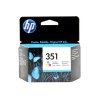 Tusz HP 351 Vivera do Deskjet D4260/4360, Officejet J5780 | 170 str. | CMY
