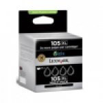 Tusz Lexmark 105XL do Pro 805/709/901/905 | zwrotny | black 4pack