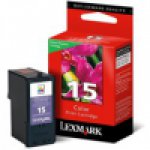 Tusz Lexmark 15 do X2650, Z2320 | zwrotny | CMY BLISTER