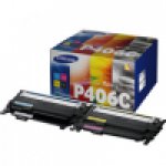 Zestaw tonerów Samsung CLT-P406C | 1500(BK), 3x1000(COL) str | kod HP SU375A
