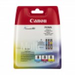Zestaw trzech tuszy Canon CLI8  do iP-4200/4300/5200, MP-500/600/800 | CMY